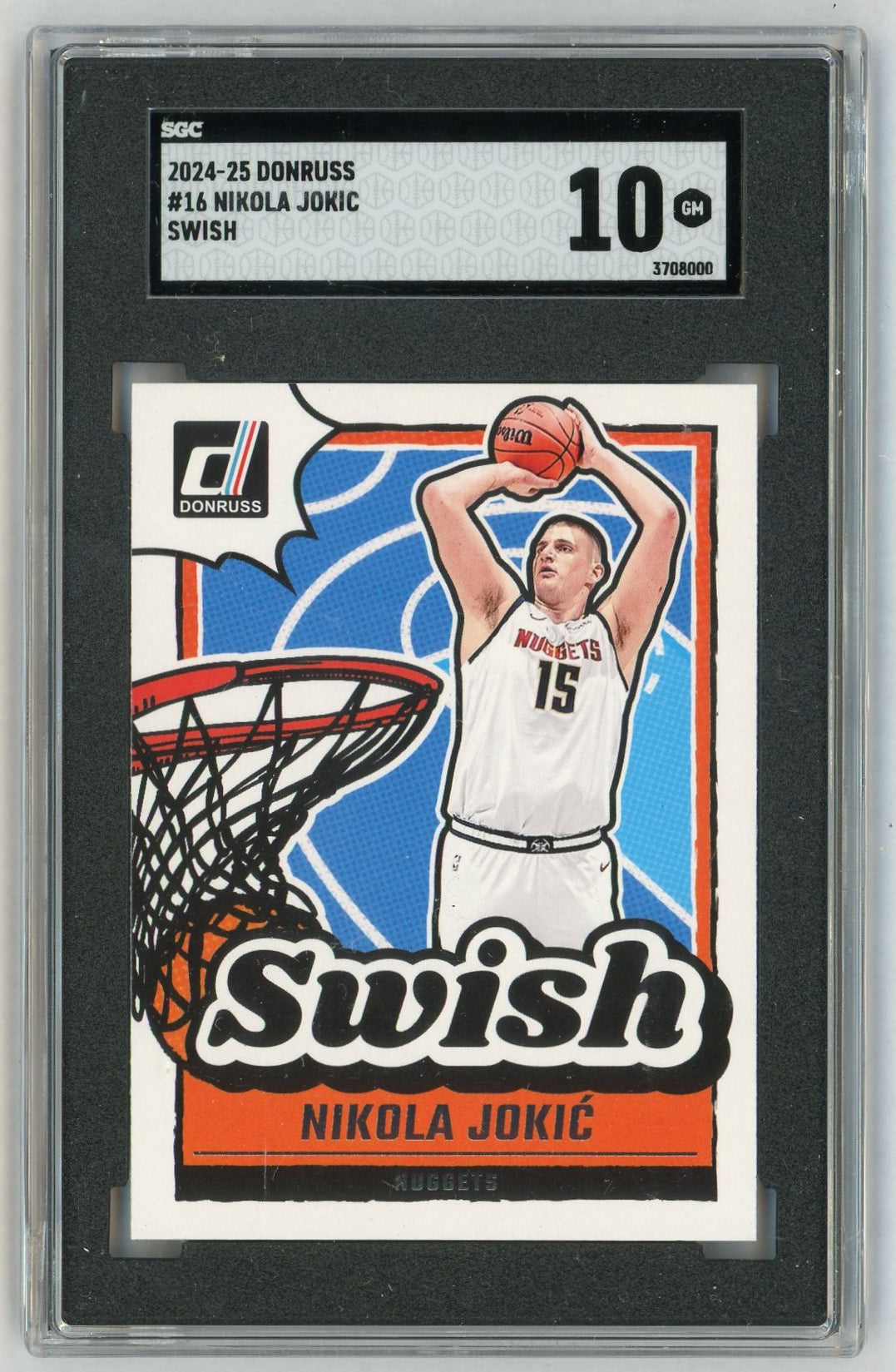 2024 Donruss Swish Nikola Jokić #16 SGC 10