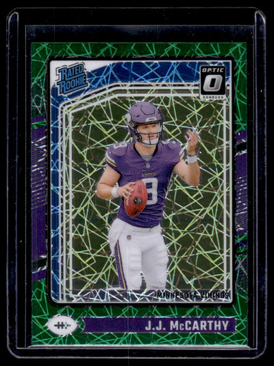 2024 Donruss Optic J.J. McCarthy #235 Rated Rookie