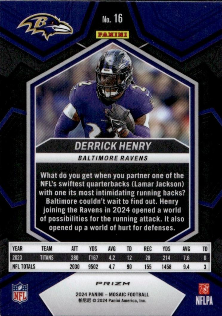 2024 Panini Mosaic Derrick Henry #16