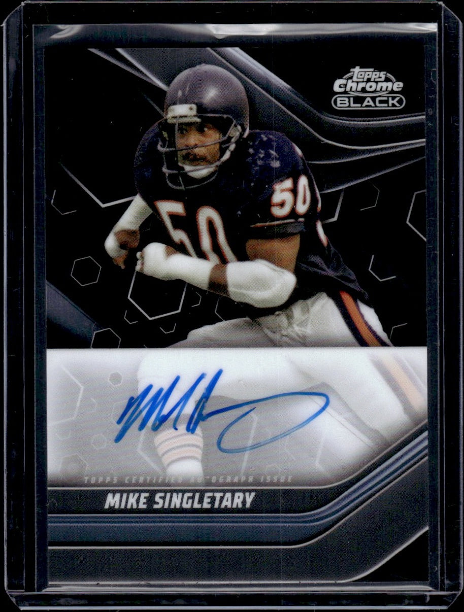 2024 Topps Chrome #TCBA-MS Mike Singletary Black Auto Chicago