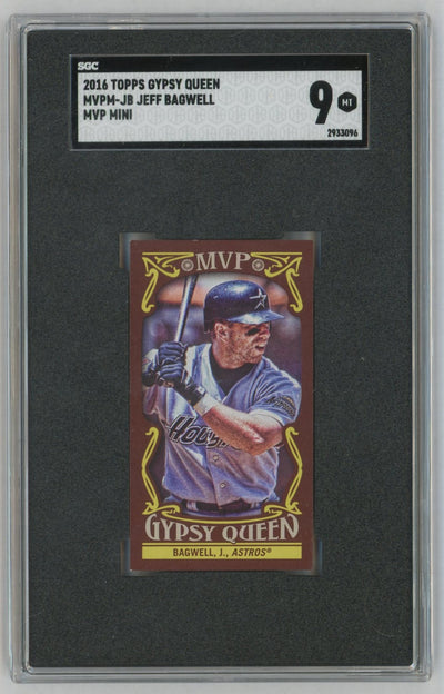 2016 Topps Gypsy Queen #MVPM-JB Jeff Bagwell MVP Mini SGC 9
