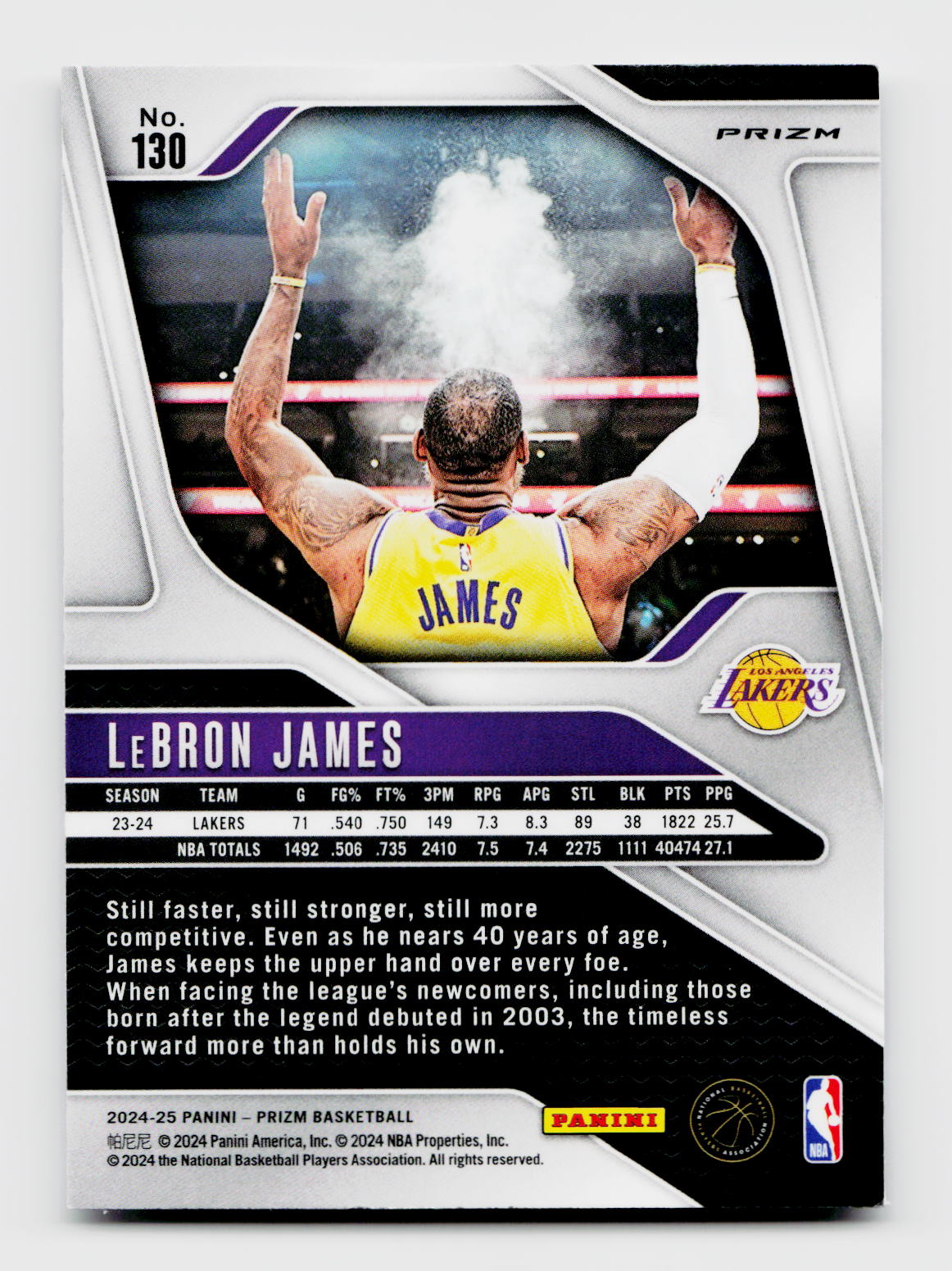 2024 Panini Prizm LeBron James #130