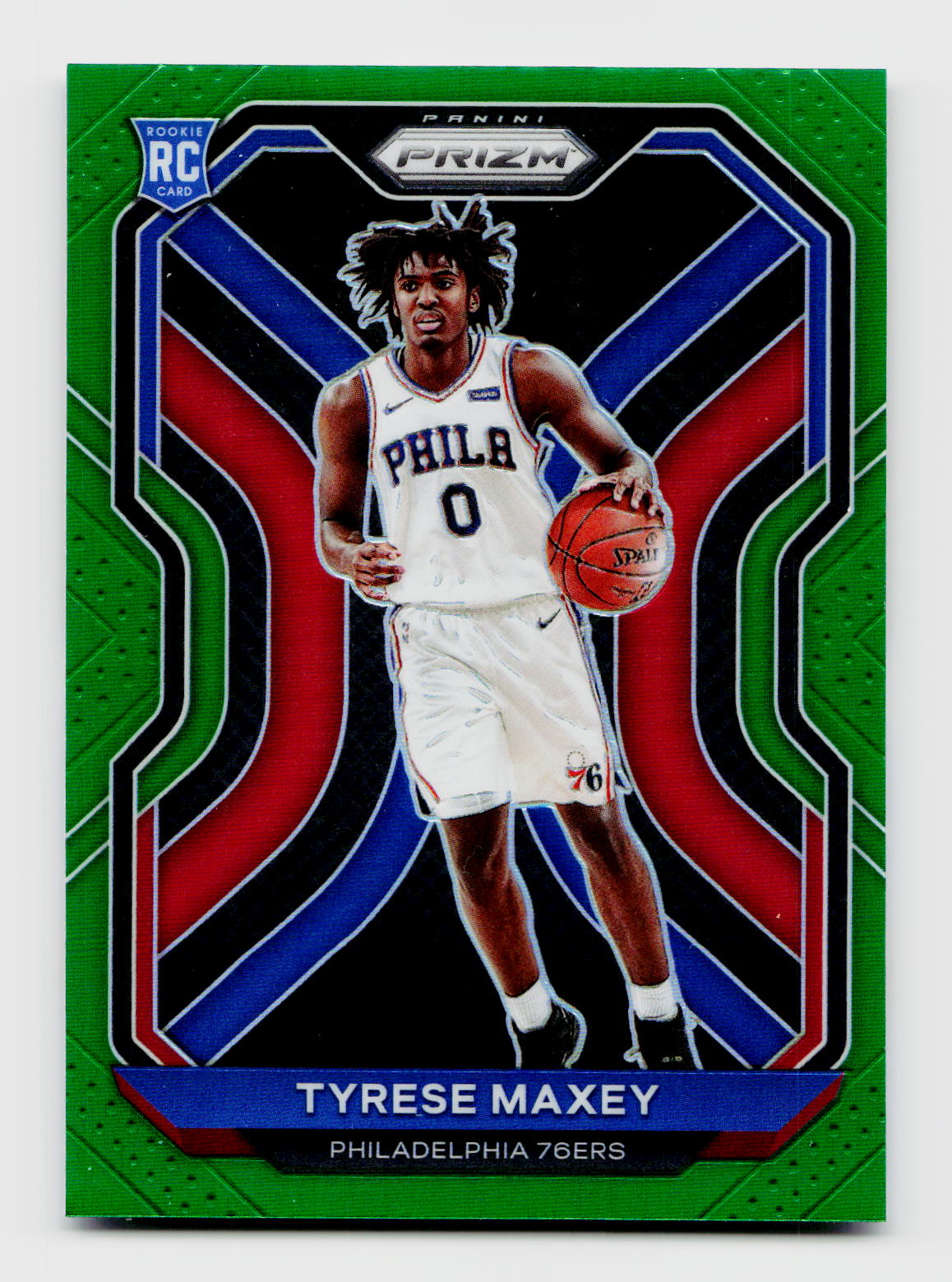 2020-21 Panini Prizm Tyrese Maxey #256 Rookie