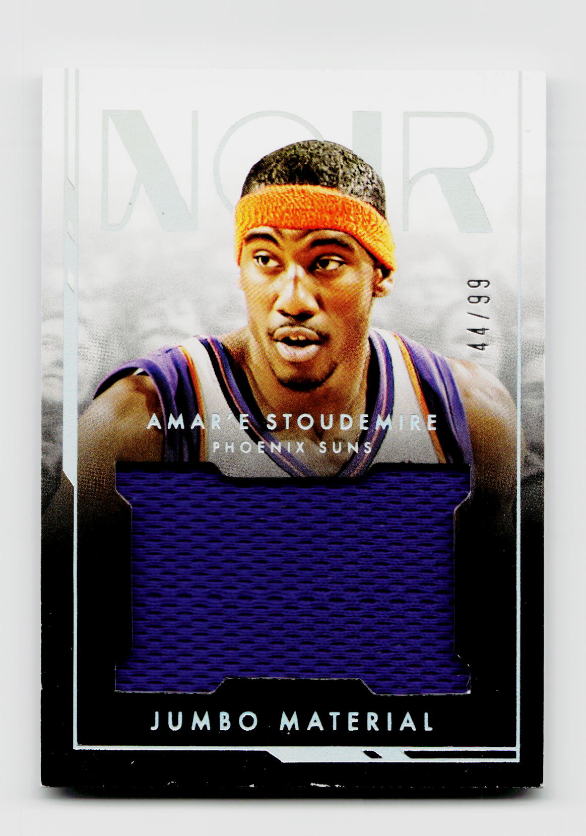 2021-22 Panini Noir #JM-AMS Amar'e Stoudemire Game-Used Jumbo Patch /99