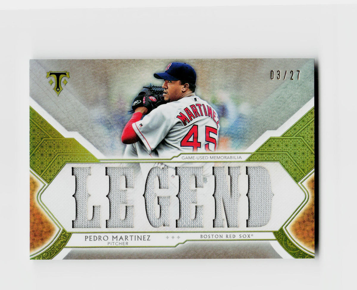 2018 Triple Threads #RLC-PM Pedro Martinez Game Used Patch Relic