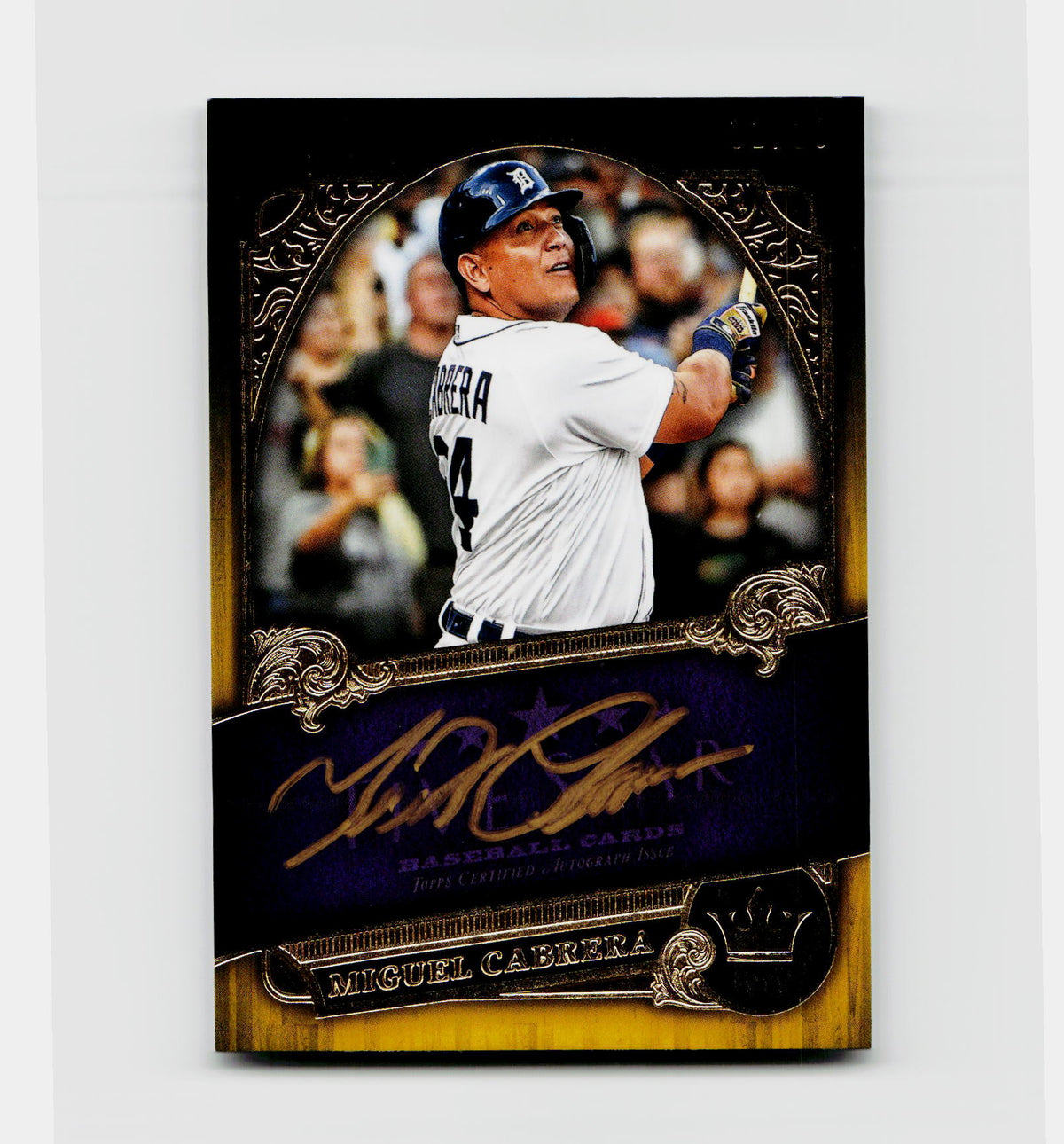 2022 Five Star #BR-MC Miguel Cabrera Baseball Royalty Gold Auto /15