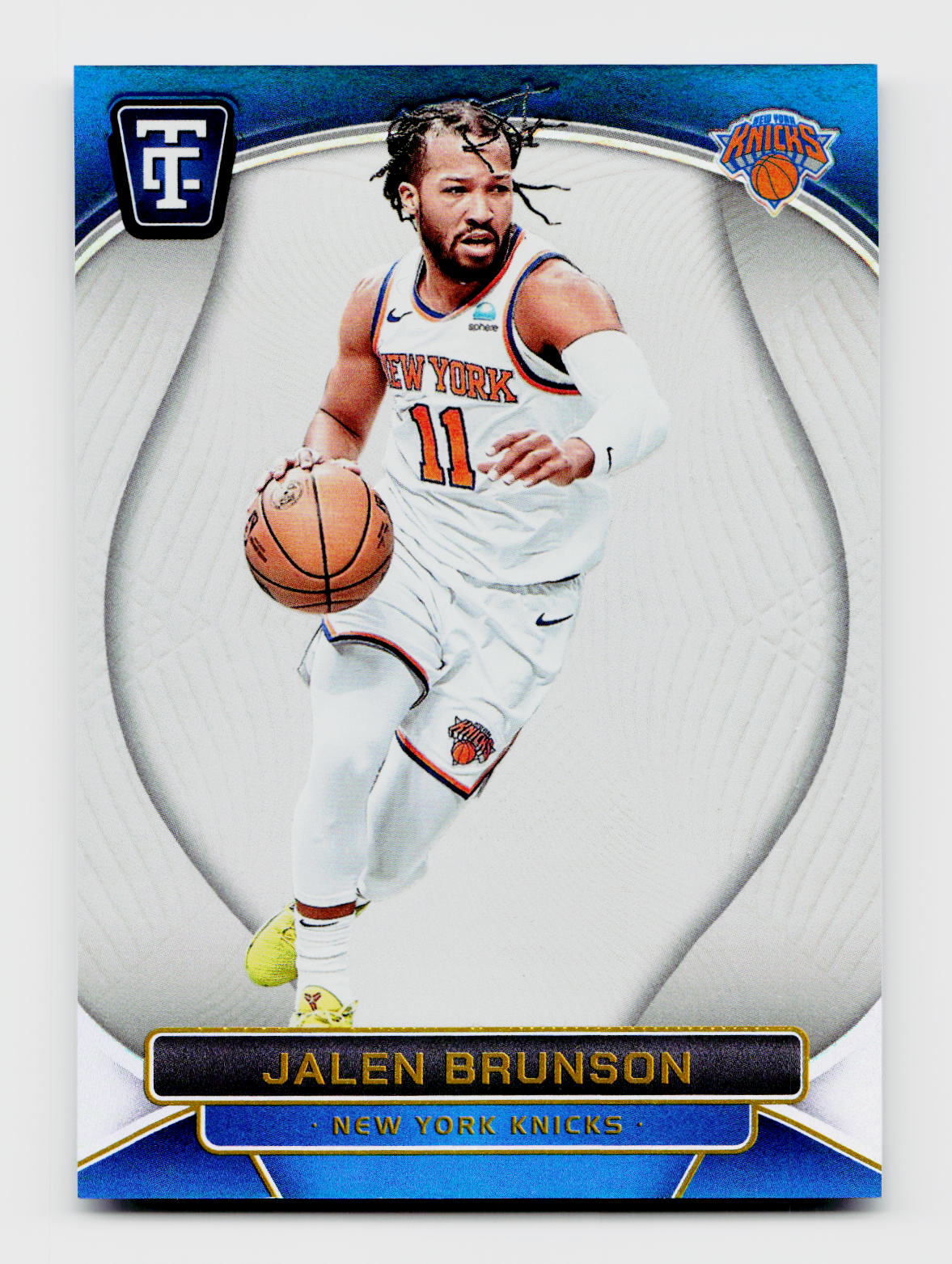 2024-25 Totally Certified #27 Jalen Brunson White Mirror SSP /25