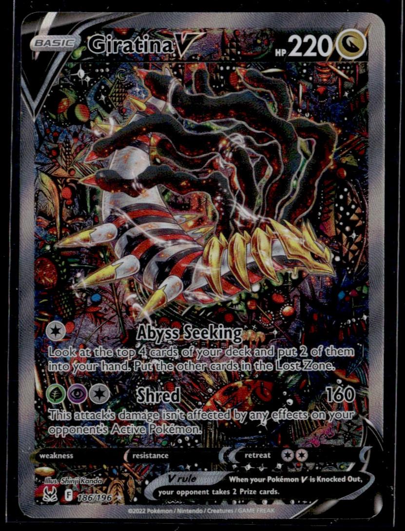 2022 Pokémon Lost Origin Giratina V #186/196