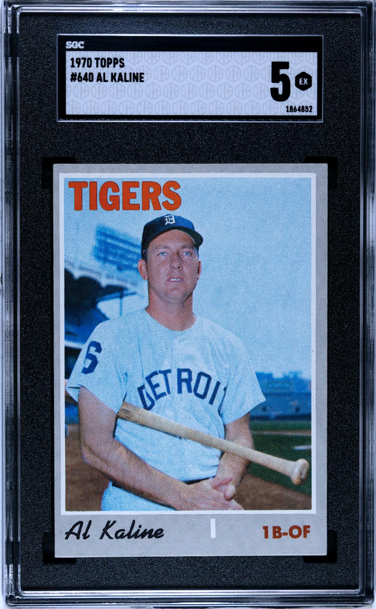 1970 Topps #640 Al Kaline SGC 5