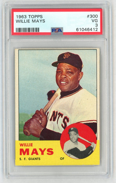 1963 Topps Willie Mays #300 PSA 3