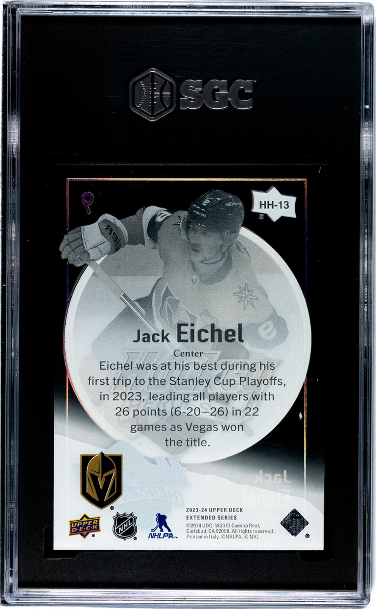 2023 Upper Deck Upper Deck Jack Eichel Hockey Heroes #HH-13 SGC 9