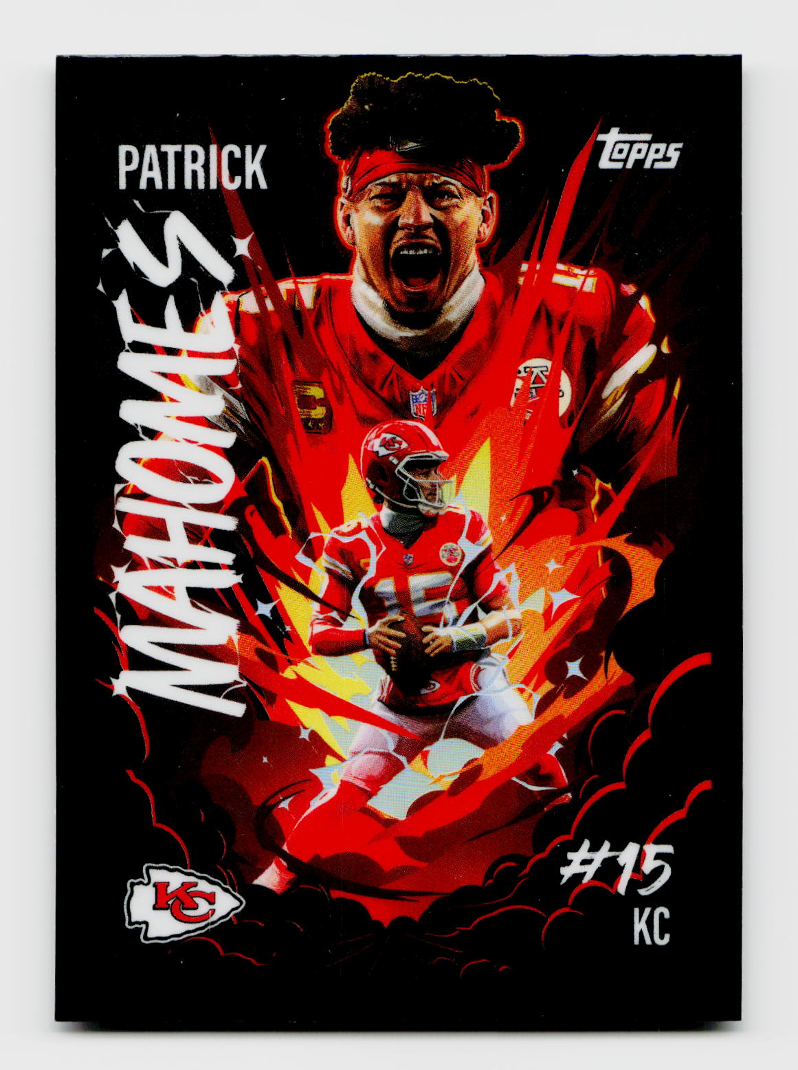 2025 Topps Chrome UV-15 Patrick Mahomes Ultra Violet SSP