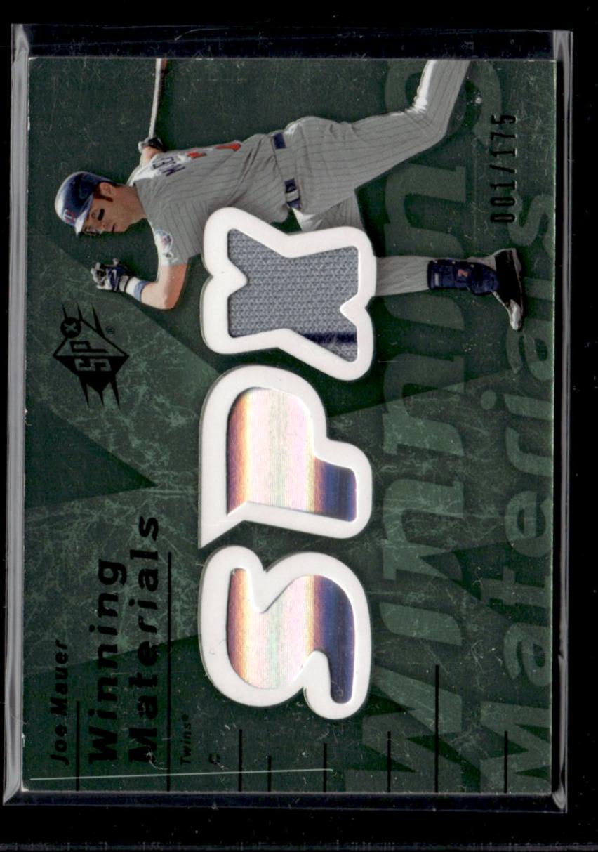 2007 Upper Deck SPX Winning Materials Joe Mauer #WM-JM /175