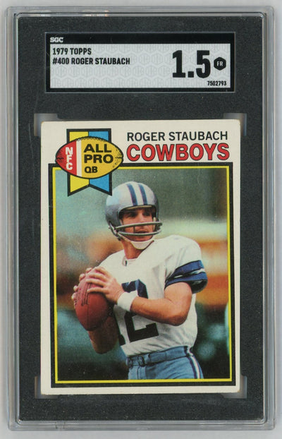 1979 Topps #400 Roger Staubach All-Pro SGC 1.5