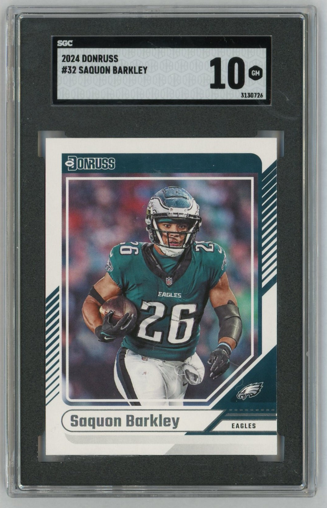 2024 Donruss #32 Saquon Barkley SGC 10