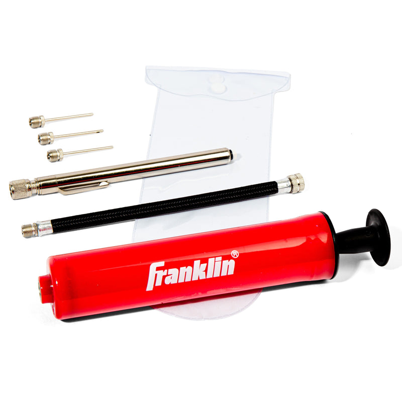 Franklin Sports Ball Maintenance Kit with Pump, Gauge & Needles