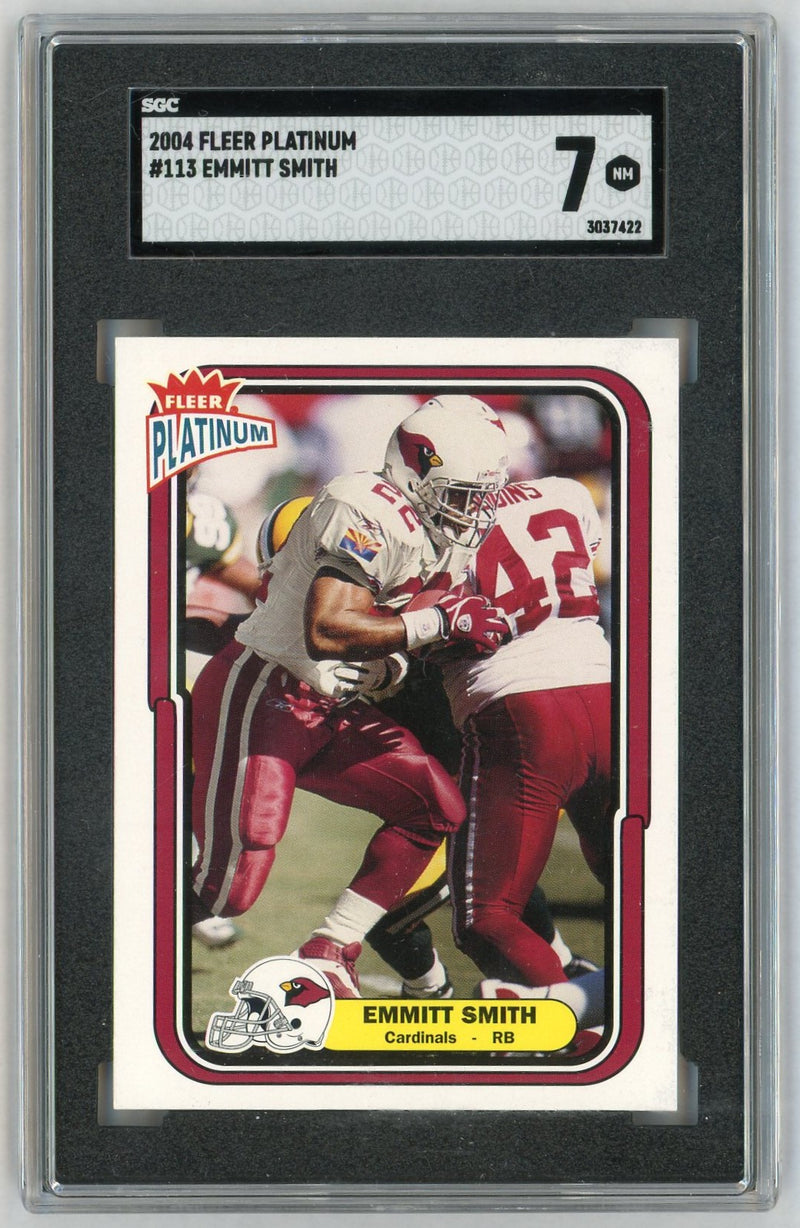 2004 Fleer Platinum 113 Emmitt Smith SGC 7