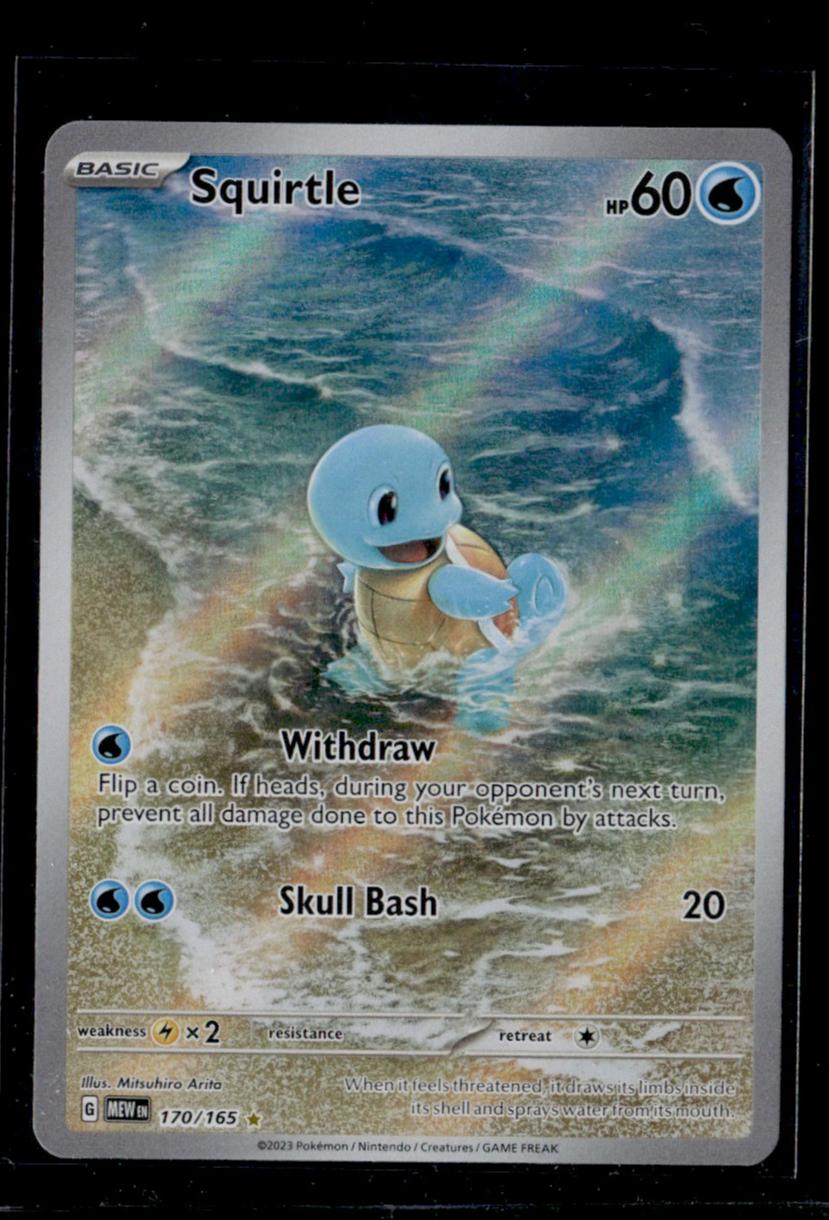 2023 Pokémon Scarlet & Violet Squirtle #170/165 Holo