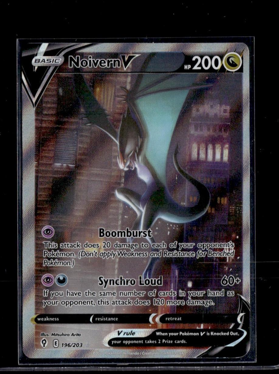 2021 Pokémon Evolving Skies Noivern V #196 Holo