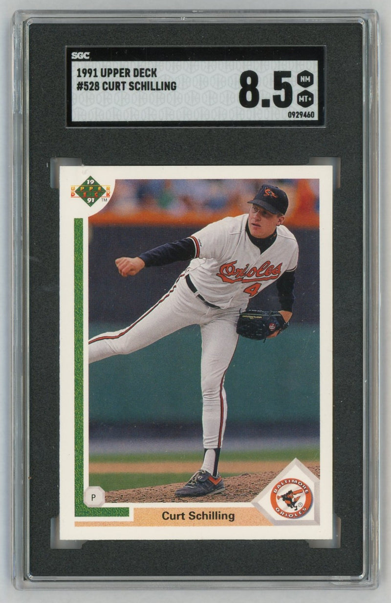 1991 Upper Deck #528 Curt Schilling SGC 8.5