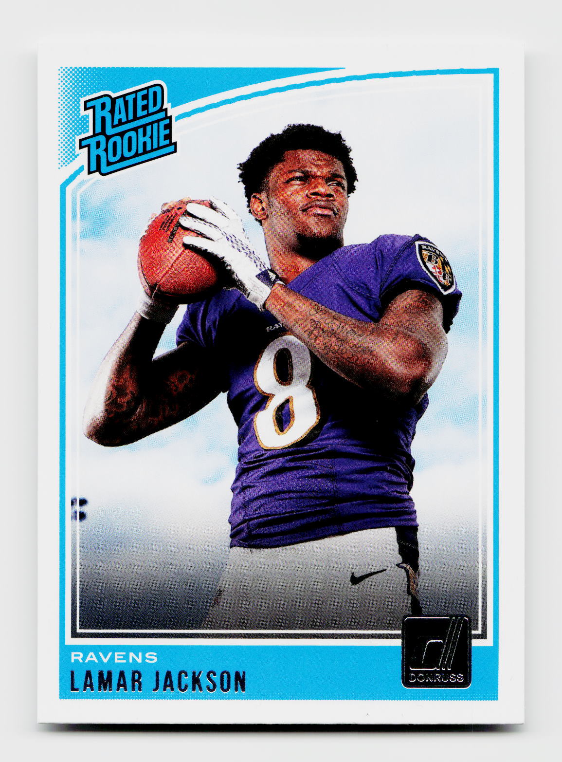 2018 Donruss Lamar Jackson #317 Rated Rookie