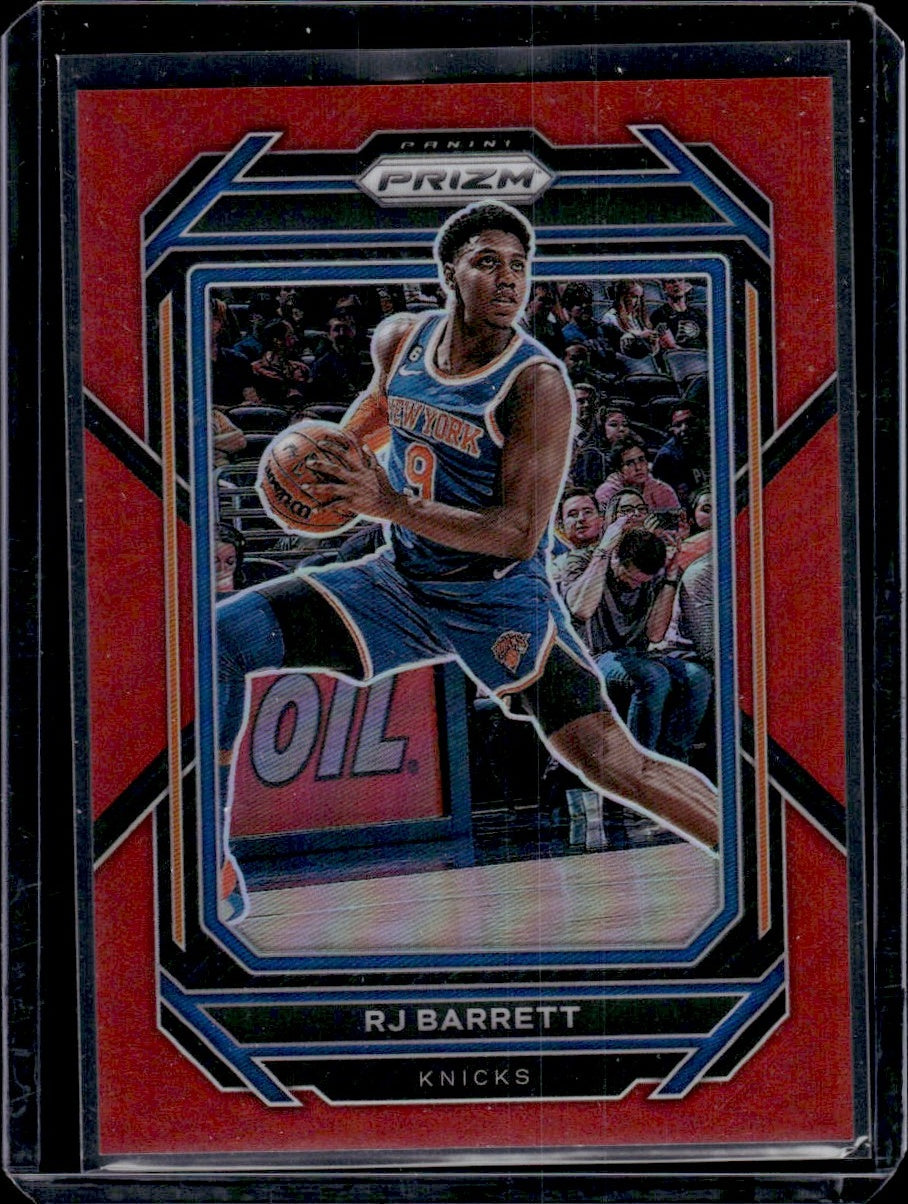 2022 Panini Prizm #14 RJ Barrett Red /299 Knicks