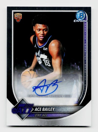 2025-26 Bowman Chrome #BCA-AB Ace Bailey Rookie RC Auto