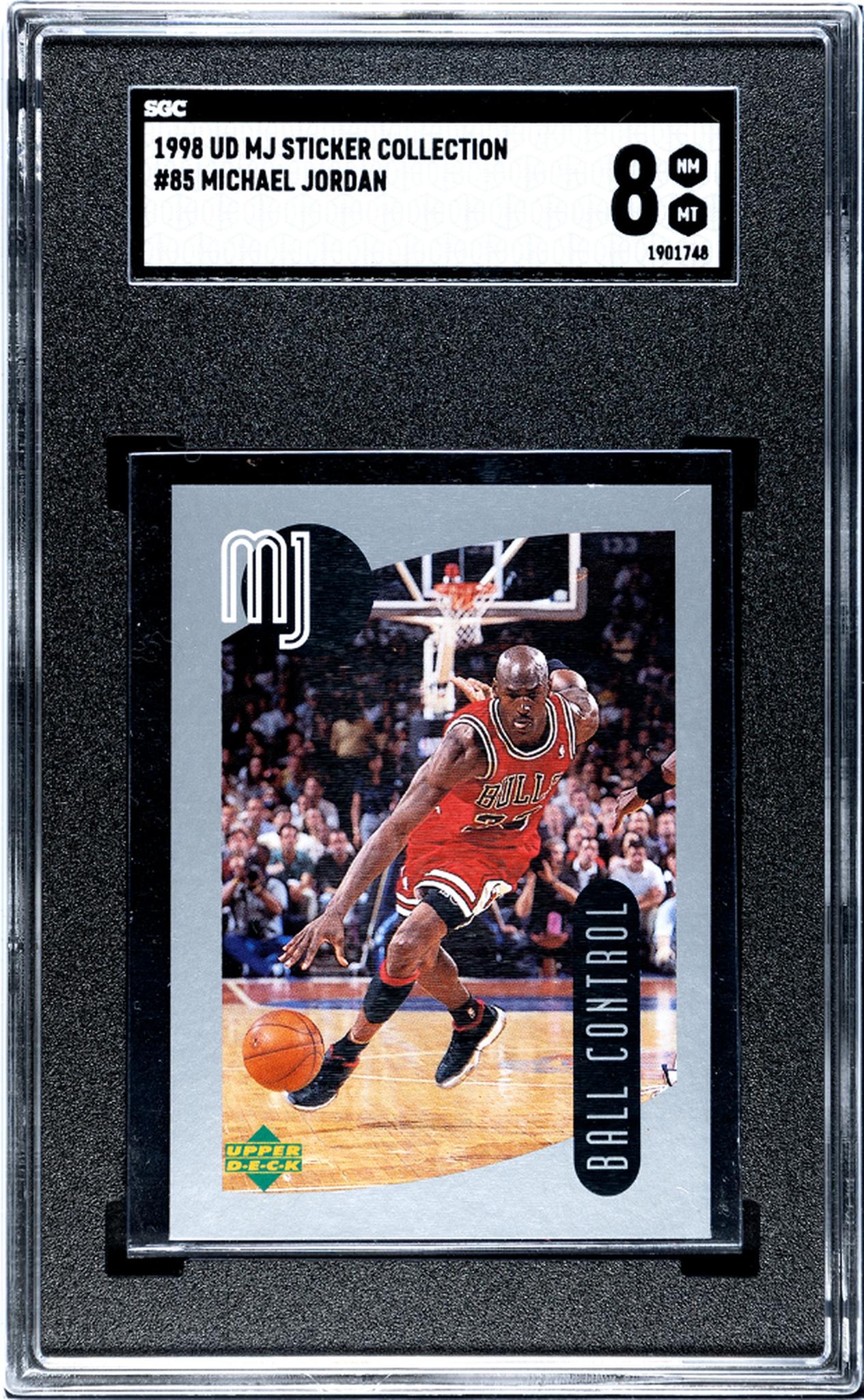 1998 UD MJ Sticker Collection #85 Michael Jordan SGC 8