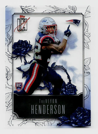2025 Topps Signature Class #ROSES-20 TreVeyon Henderson Rookie RC Roses Acetate SSP