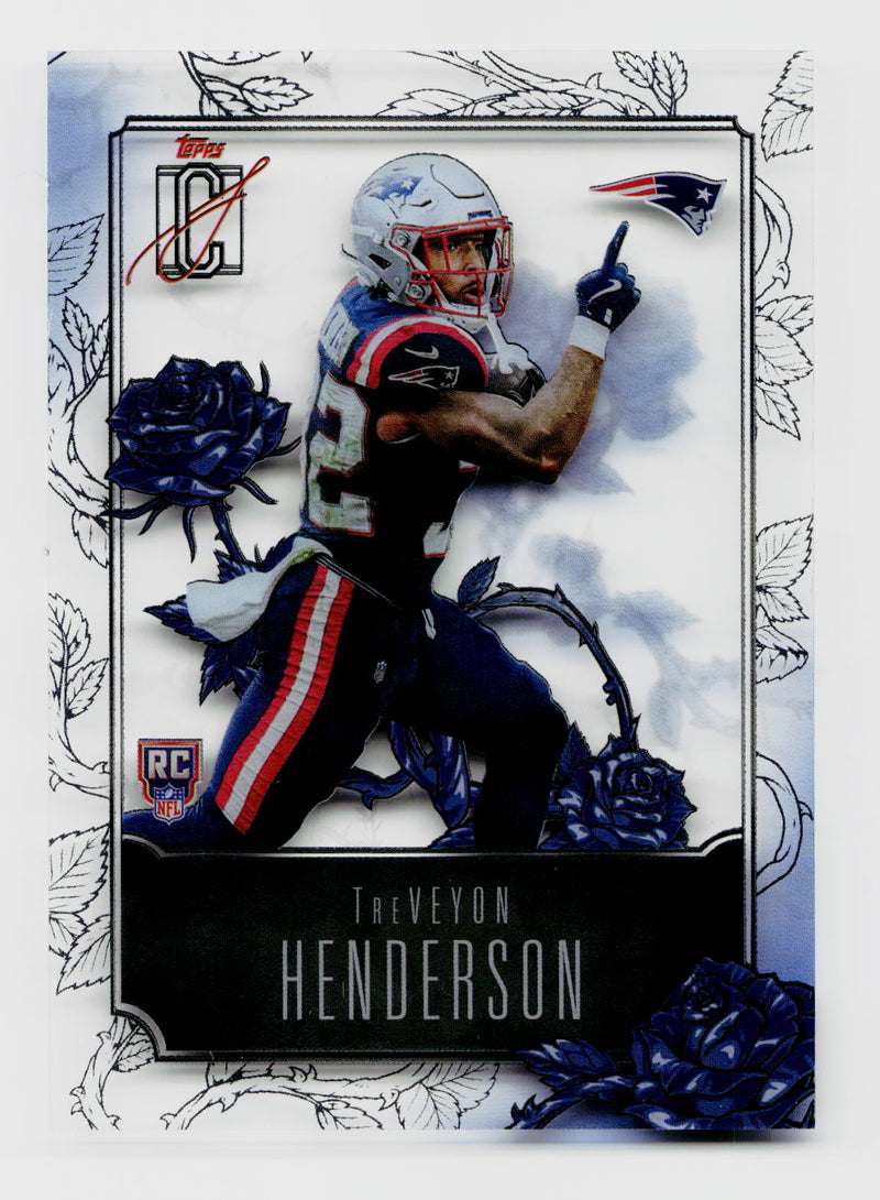 2025 Topps Signature Class #ROSES-20 TreVeyon Henderson Rookie RC Roses Acetate SSP