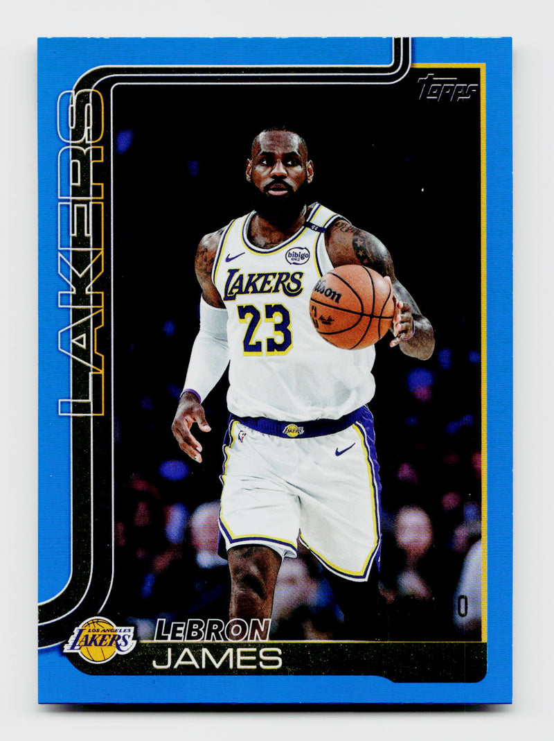 2025-26 Topps Flagship #150 LeBron James Blue Holofoil /150