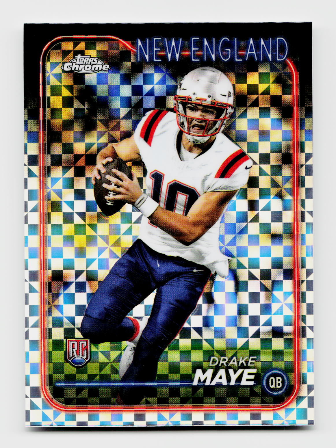 2024 Topps Chrome #203 Drake Maye Rookie RC X-Fractor
