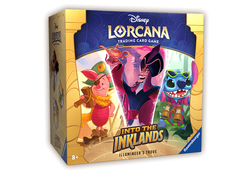lorcana into the inklands chase cards Ravensburger Disney TCG: - Ruby & Sapphire Single-Player Starter Deck | Engaging Gameplay | Over 200 Original Disney Artworks Discover new characters Disney Lorcana: Into the Inklands