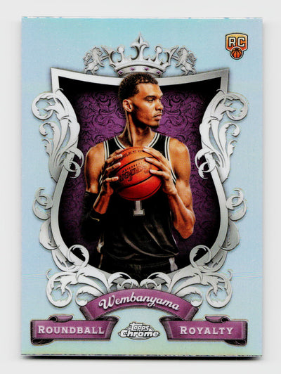 2024 Topps Chrome #RR-26 Victor Wembanyama Roundball Royalty Rookie RC