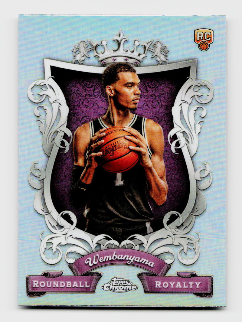 2024 Topps Chrome #RR-26 Victor Wembanyama Roundball Royalty Rookie RC