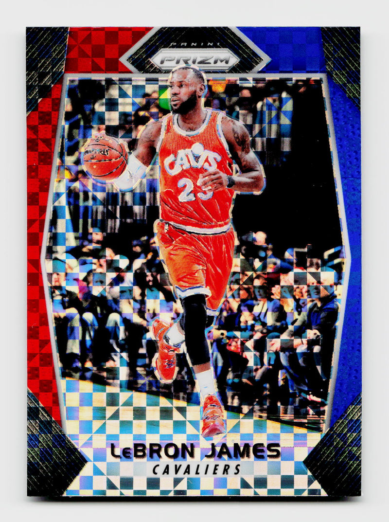 2017 Prizm #191 LeBron James Red/White/Blue Prizm