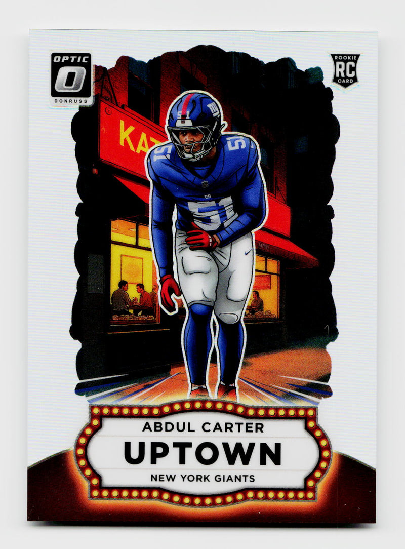 2025 Donruss Optic #1 Abdul Carter Rookie RC Uptown SSP