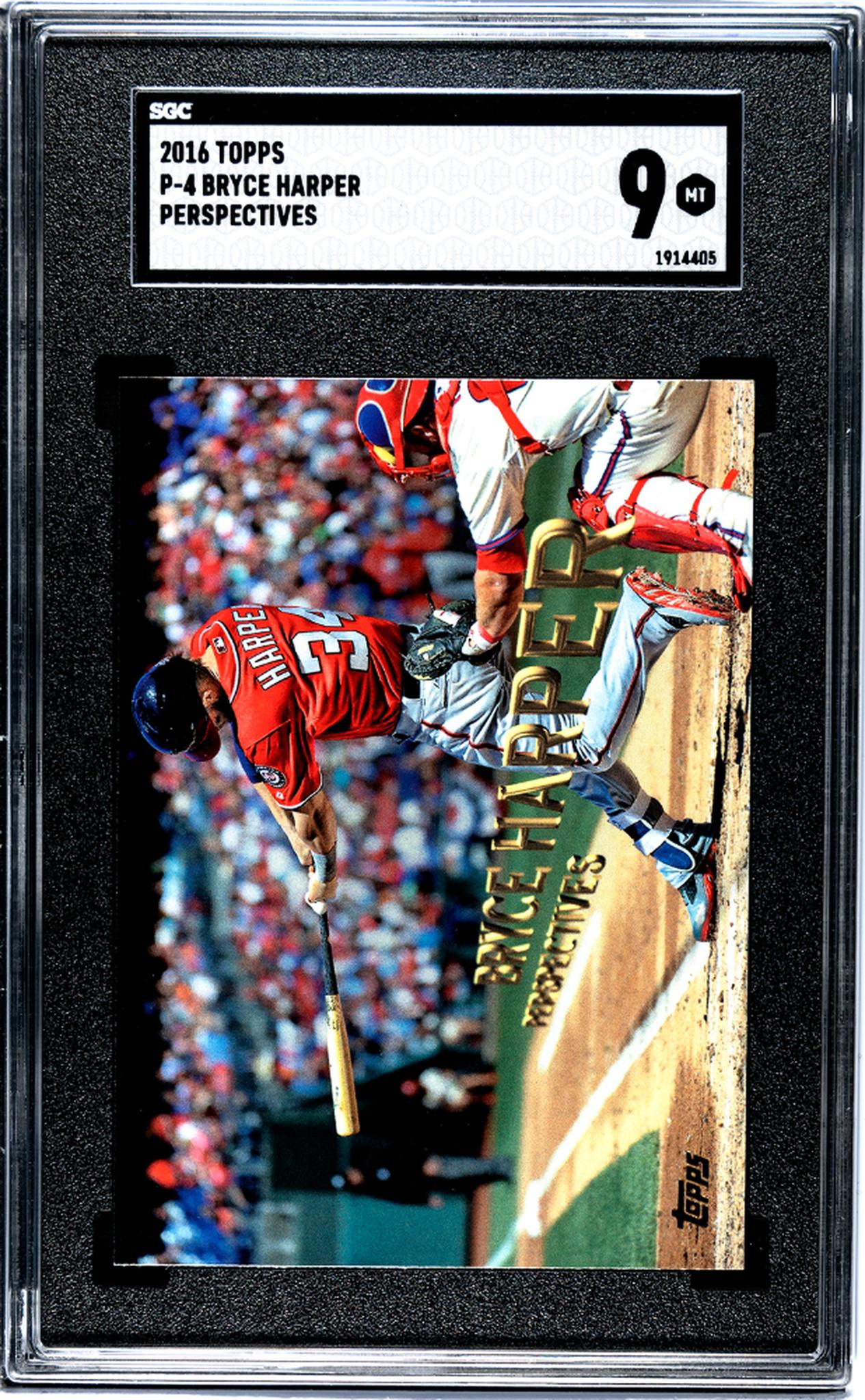 2016 Topps #P-4 Bryce Harper Perspectives SGC 9