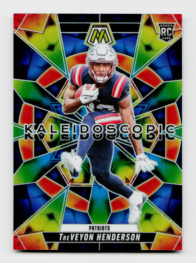 2025 Mosaic #21 TreVeyon Henderson Rookie RC Kaleidoscopic SSP