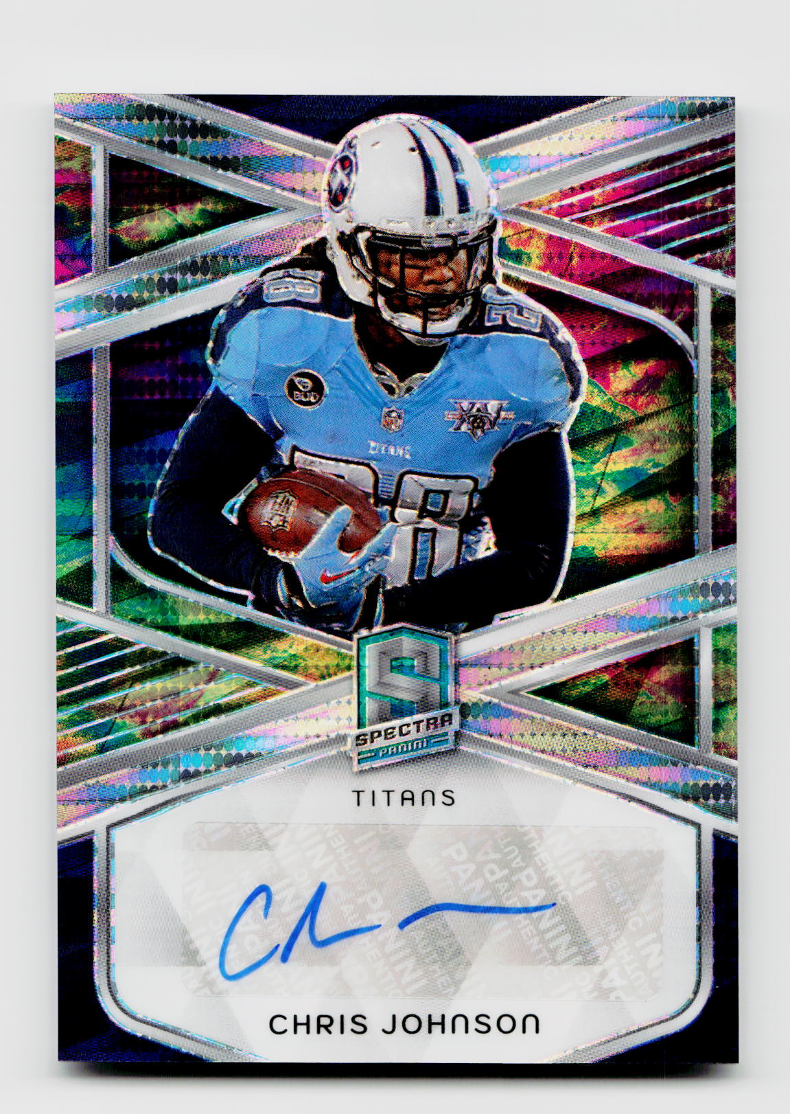 2024 Panini Spectra Chris Johnson Prizm Auto #SIG-CJN /75