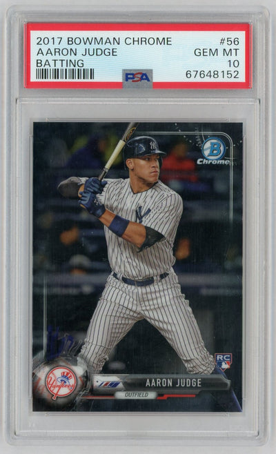 2017 Bowman Chrome Batting Aaron Judge #56 PSA 10