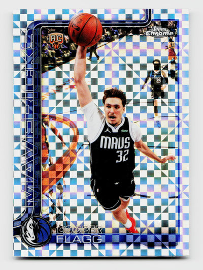 2025-26 Topps Chrome Update #151 Cooper Flagg Rookie RC X-Fractor