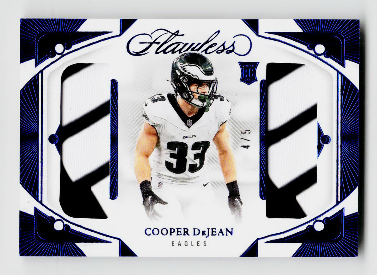 2024 Panini Flawless Cooper DeJean Debut Duels #DD-CDN /5