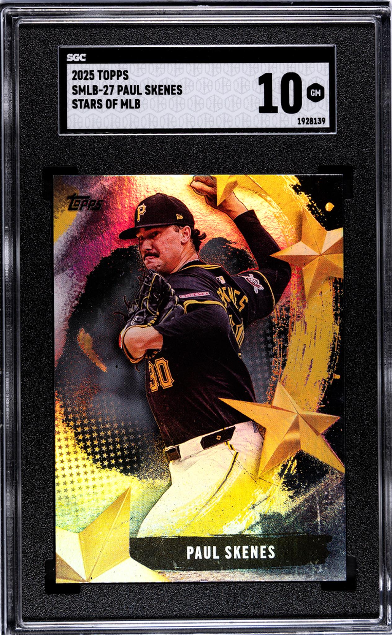2025 Topps Stars of MLB Paul Skenes #SMLB-27 SGC 10