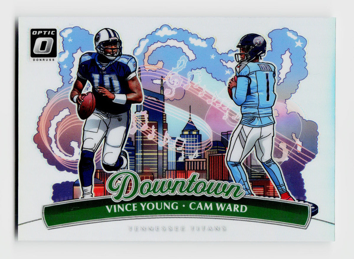2025 Donruss Optic Downtown Vince Young Cam Ward #2