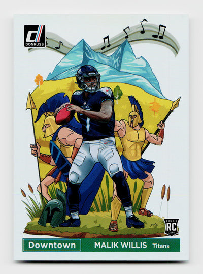 2022 Donruss #DT-MW Malik Willis Downtown Rookie RC SSP