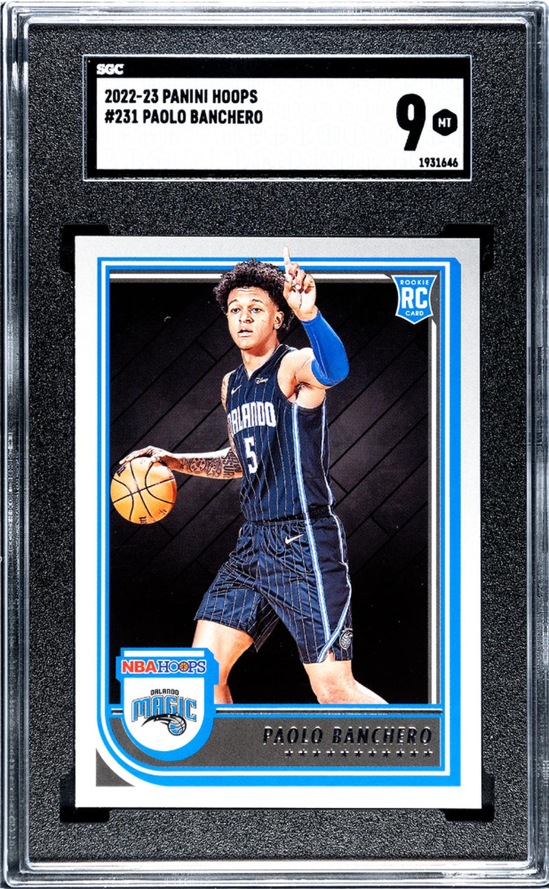 2022-23 Panini Hoops #231 Paolo Banchero SGC 9