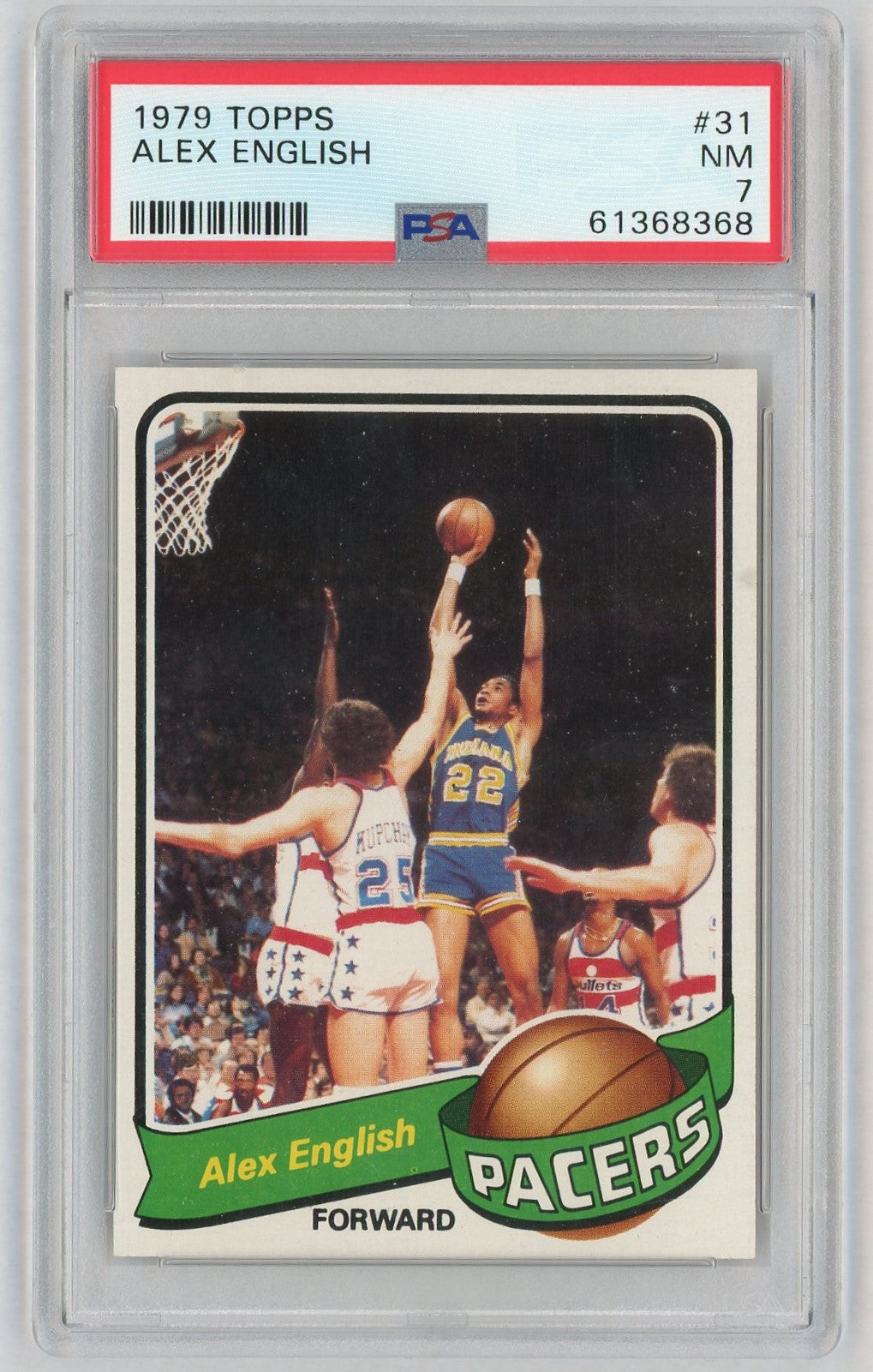 1979 Topps Alex English #31 PSA 7