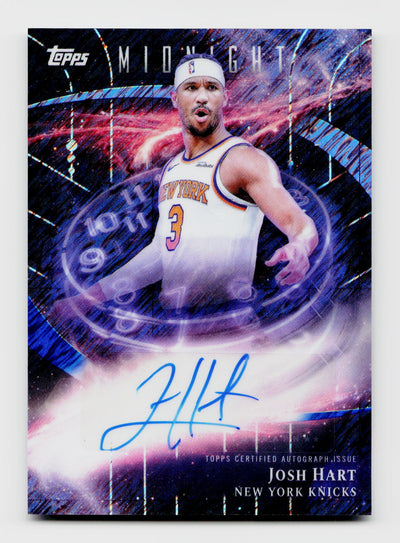 2025 Topps Midnight #SM-JH Josh Hart Stroke of Midnight Auto SSP /12