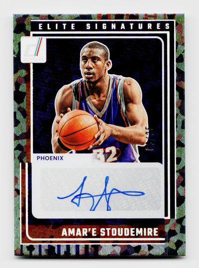 2025 Donruss #ES-ASM Amar'e Stoudemire Elite Signatures Auto Camo /25
